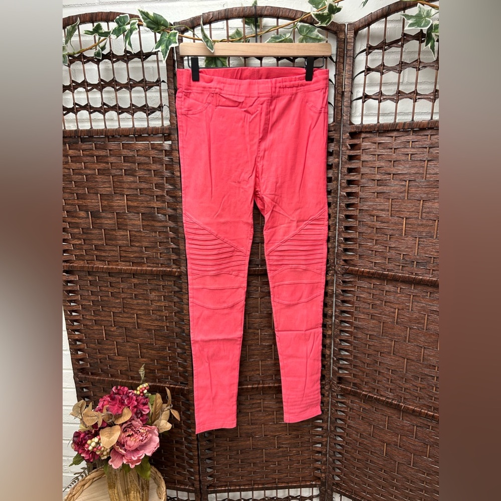 Roma Concept Coral pinkish color Stretchy Jeggings/Jeans